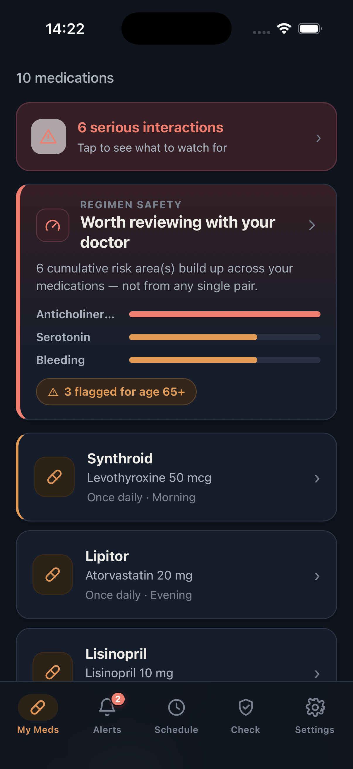 Bolus in the Clinical Dark theme